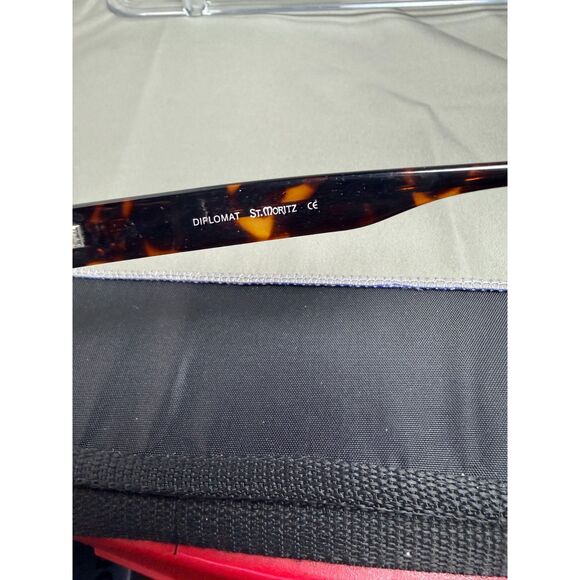 NEW St. Moritz Diplomat Tortoise 53-16-140 Eyeglasses Frame